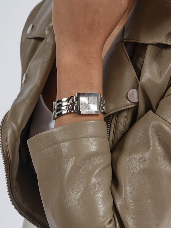 GUESS Orologio Analogico 'MOD ID' In Argento