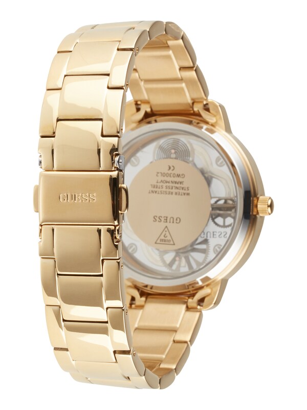 GUESS Orologio Analogico 'Quattro Clear' In Oro