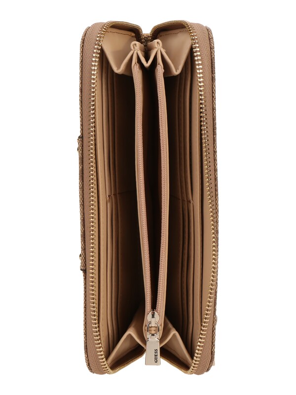 GUESS Portamonete 'Eco Brenton' In Marrone Chiaro Marrone Scuro