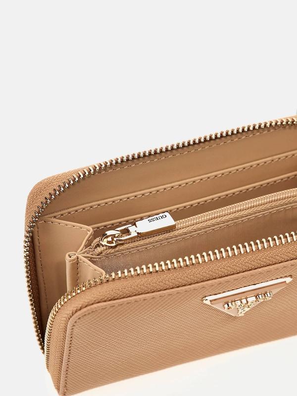 GUESS Portamonete 'LAUREL' In Beige