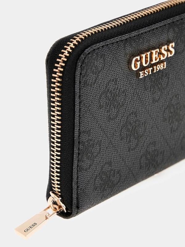 GUESS Portamonete 'Laurel' In Grigio Fumo