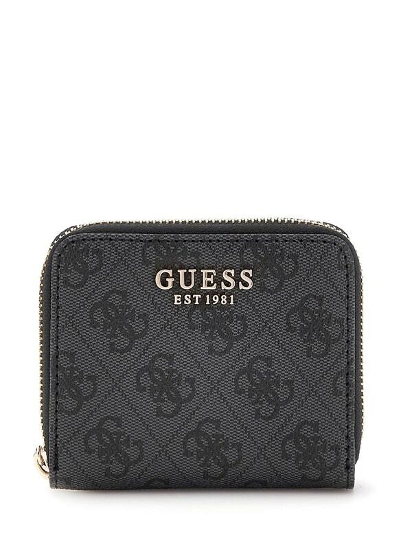 GUESS Portamonete 'Laurel' in Grigio Fumo