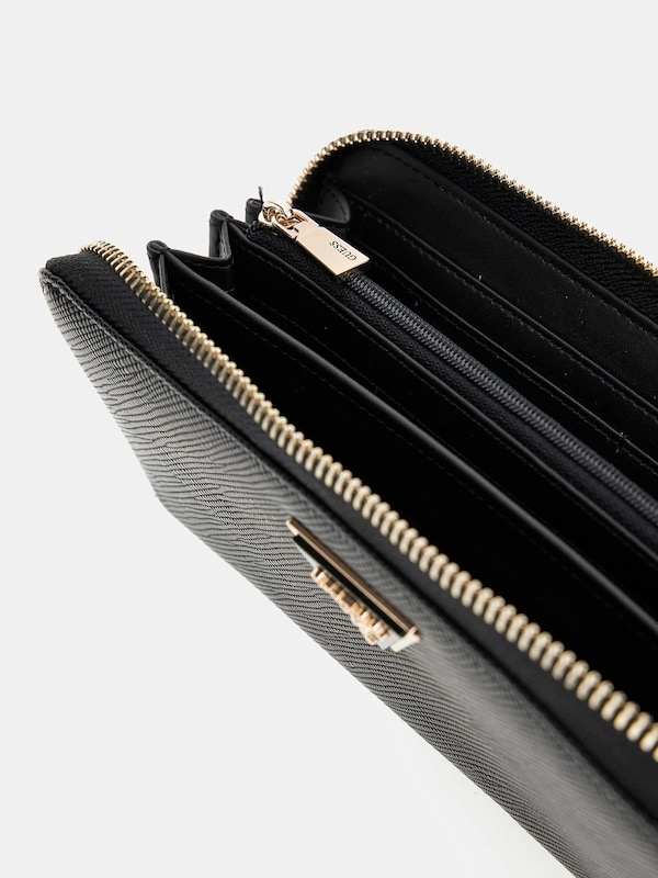 GUESS Portamonete 'Laurel' In Nero