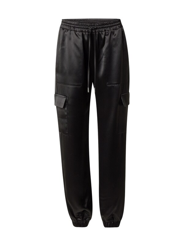 GUESS Tapered Pantaloni cargo 'New Marzia' in Nero