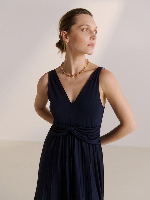 Guido Maria Kretschmer Women Abito Da Sera 'Ilona' In Navy