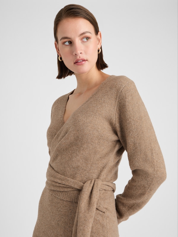 Guido Maria Kretschmer Women Abito In Maglia 'Deborah' In Camello