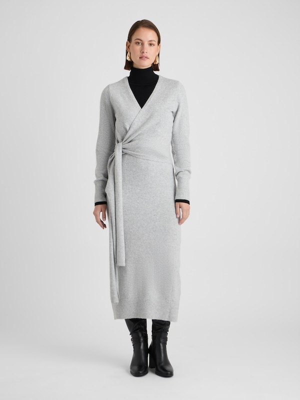 Guido Maria Kretschmer Women Abito In Maglia 'Deborah' In Grigio Sfumato