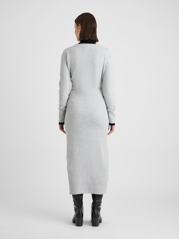 Guido Maria Kretschmer Women Abito In Maglia 'Deborah' In Grigio Sfumato