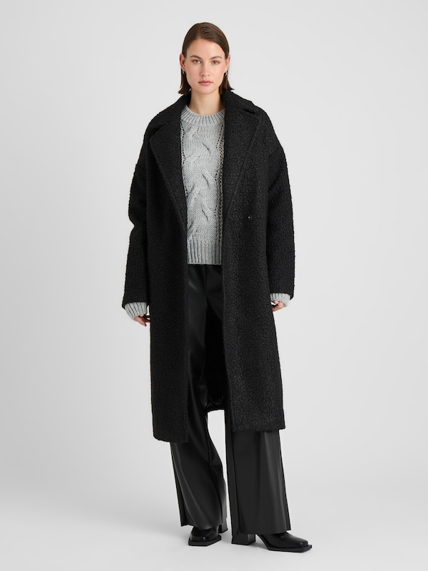 Guido Maria Kretschmer Women Cappotto Di Mezza Stagione 'Mariam' In Nero