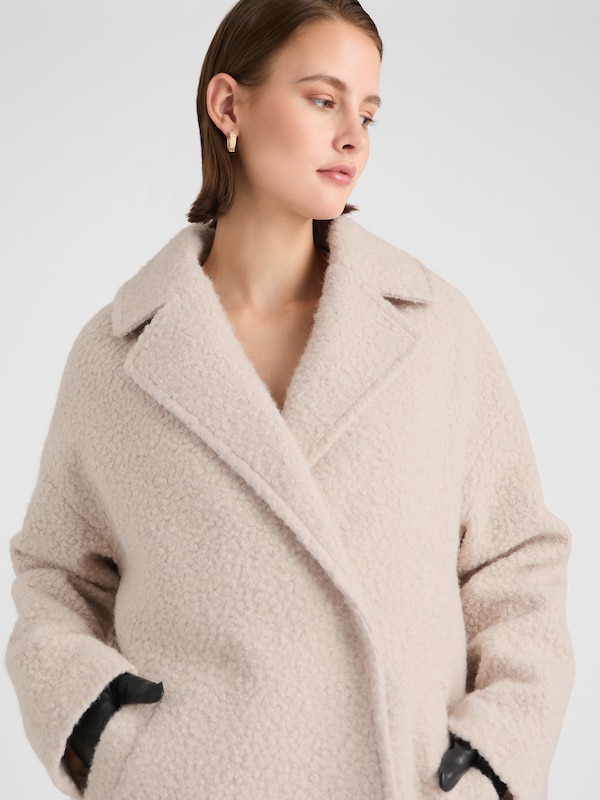 Guido Maria Kretschmer Women Cappotto Di Mezza Stagione 'Mariam' In Crema