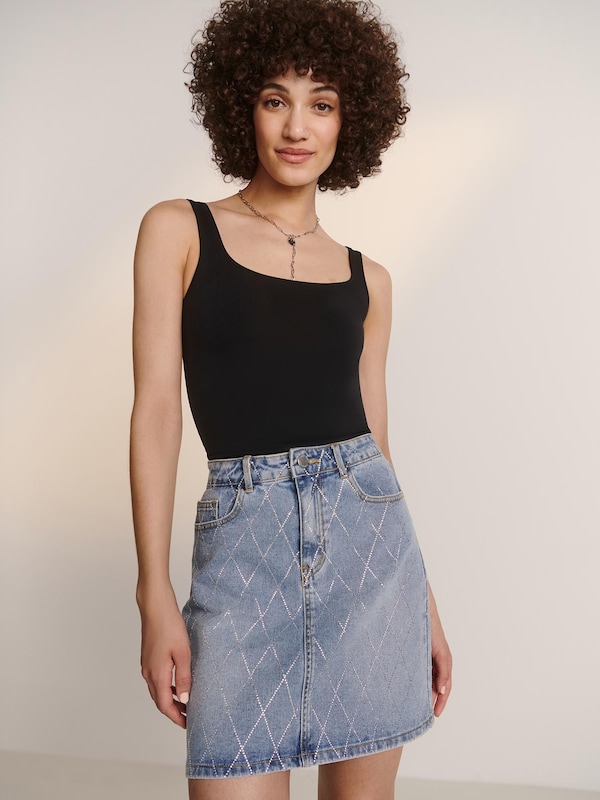 Guido Maria Kretschmer Women Maglietta Intima 'Lene' In Nero