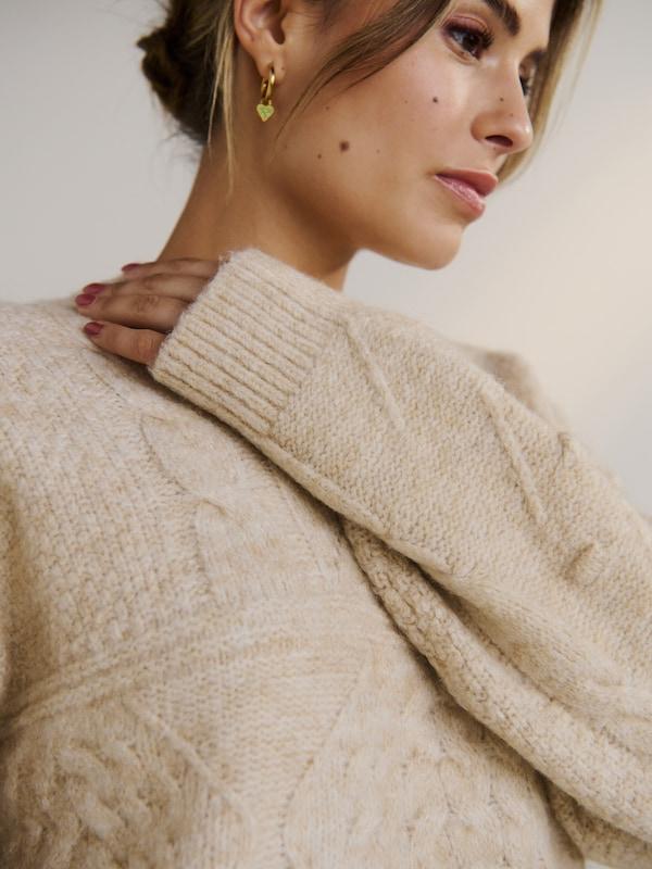 Guido Maria Kretschmer Women Pullover 'Cay' In Beige