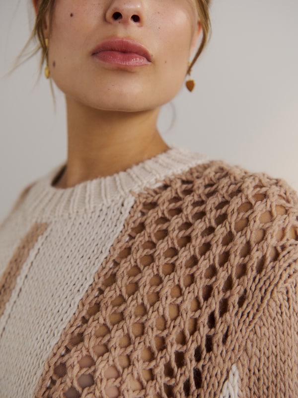 Guido Maria Kretschmer Women Pullover 'Eleonora' In Crema Beige Scuro