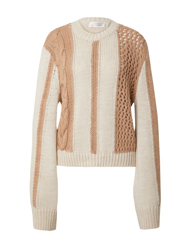 Guido Maria Kretschmer Women Pullover 'Eleonora' in Crema Beige Scuro