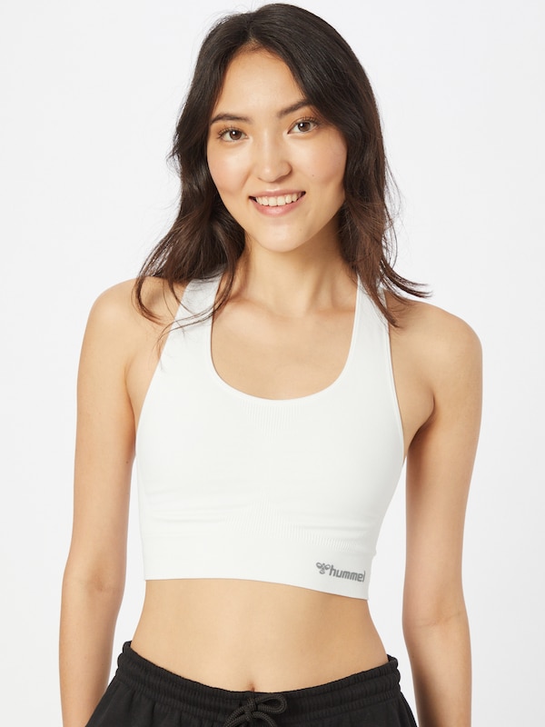 Hummel Bustino Reggiseno Sportivo 'Tif' In Bianco