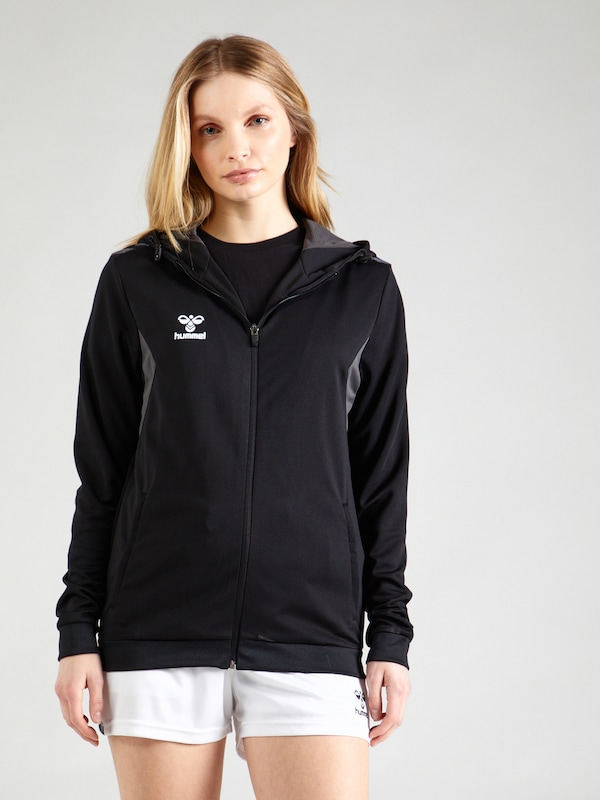 Hummel Giacca Di Felpa Sportiva 'AUTHENTIC' In Nero