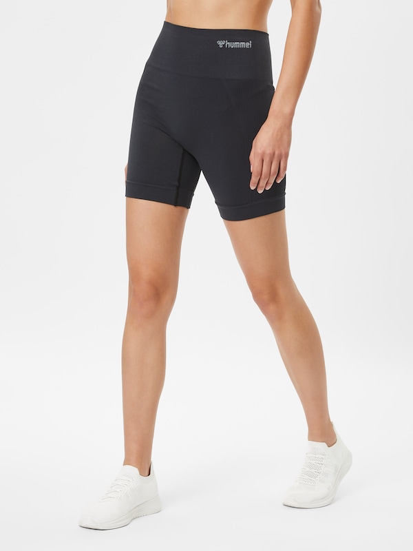 Hummel Skinny Pantaloni Sportivi 'Tif' In Grigio Nero
