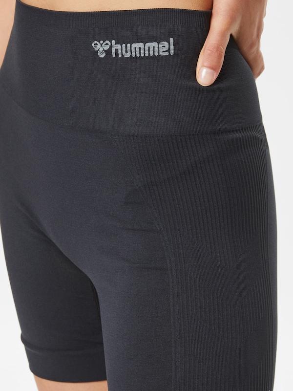 Hummel Skinny Pantaloni Sportivi 'Tif' In Grigio Nero