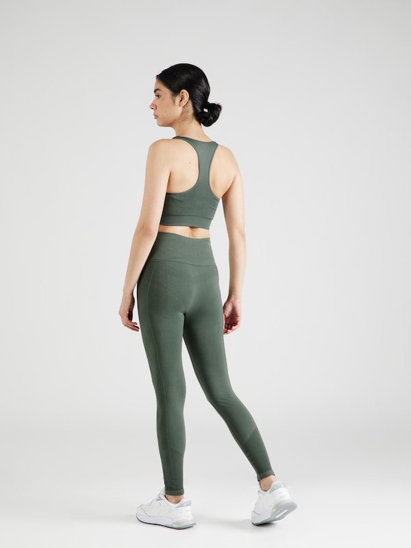 Hummel Skinny Pantaloni Sportivi 'Tif' In Verde Scuro