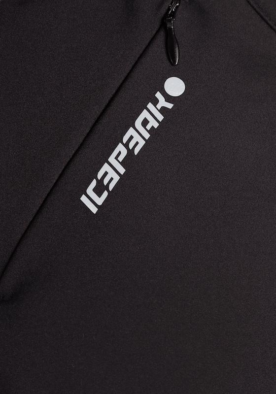 ICEPEAK Gilet Sportivo 'Brush' In Nero