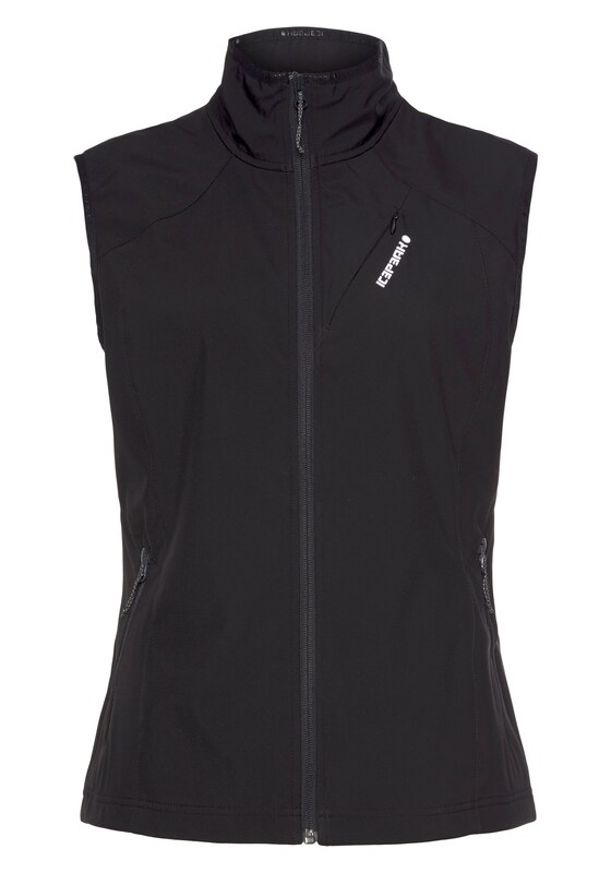 ICEPEAK Gilet sportivo 'Brush' in Nero