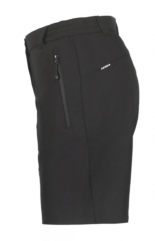 ICEPEAK Regular Pantaloni Per Outdoor 'Beaufort' In Nero