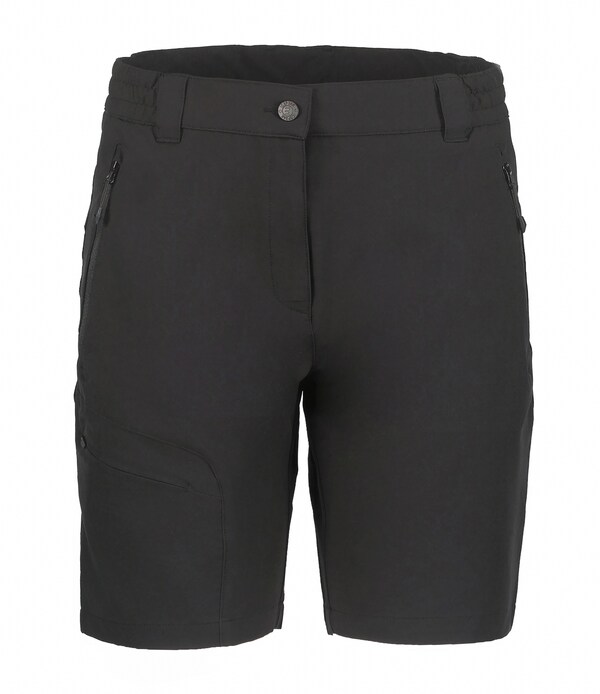 ICEPEAK Regular Pantaloni Per Outdoor 'Beaufort' In Nero