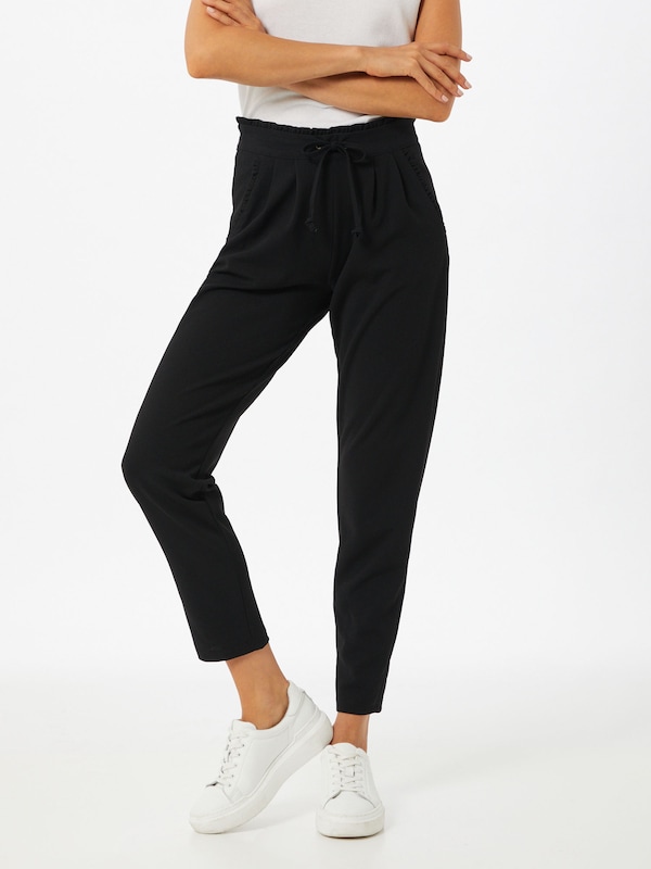 JDY Regular Pantaloni Con Pieghe 'Catia' In Nero