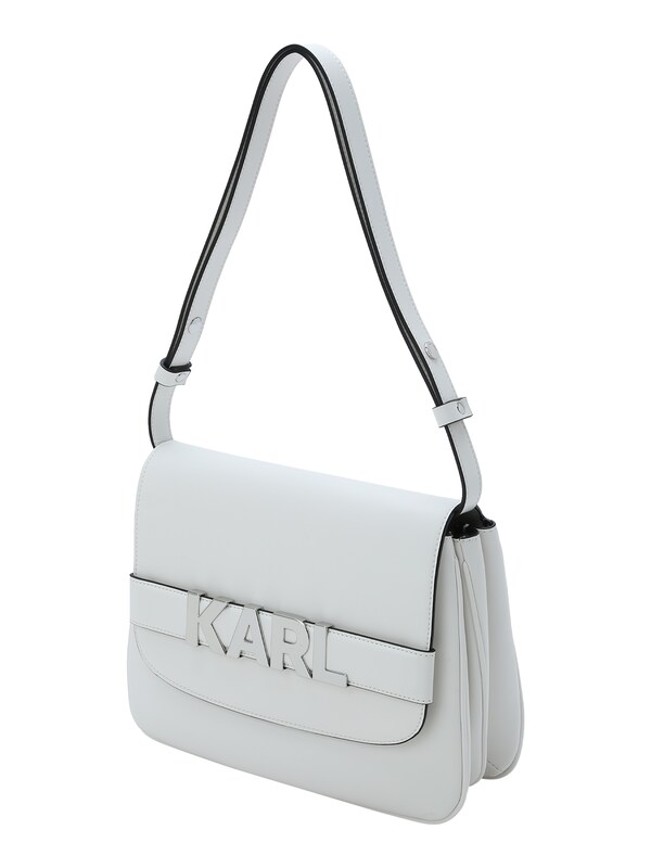 Karl Lagerfeld Borsa A Spalla In Bianco