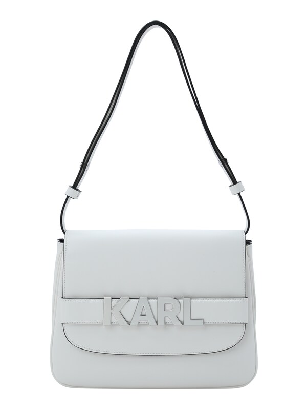 Karl Lagerfeld Borsa A Spalla In Bianco