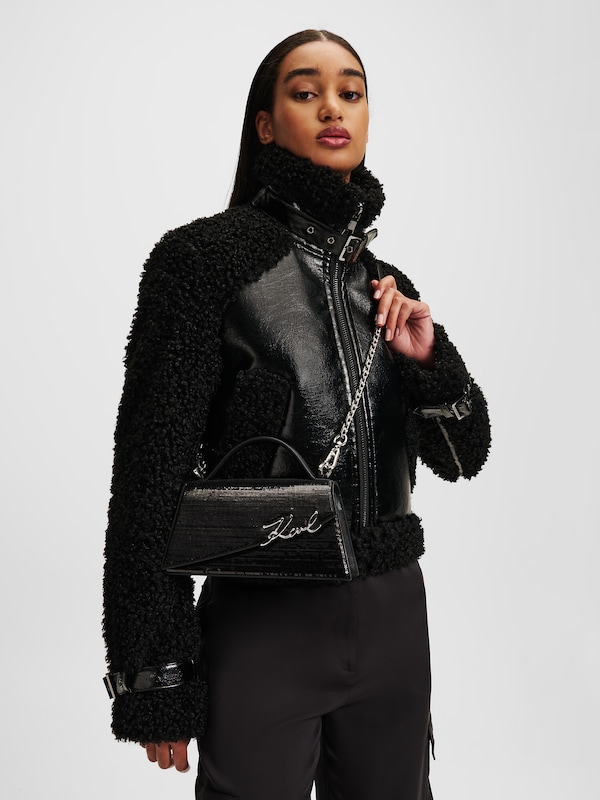 Karl Lagerfeld Borsa A Tracolla In Nero