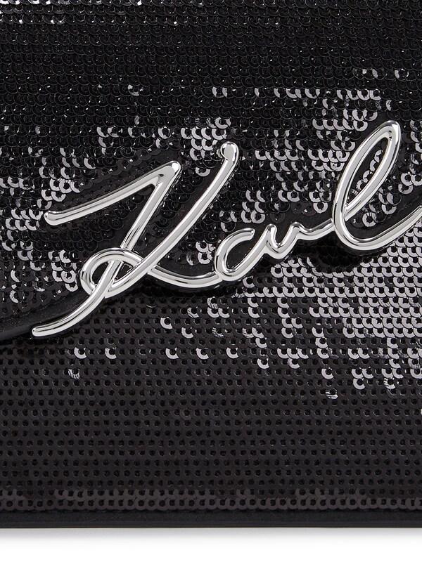 Karl Lagerfeld Borsa A Tracolla In Nero