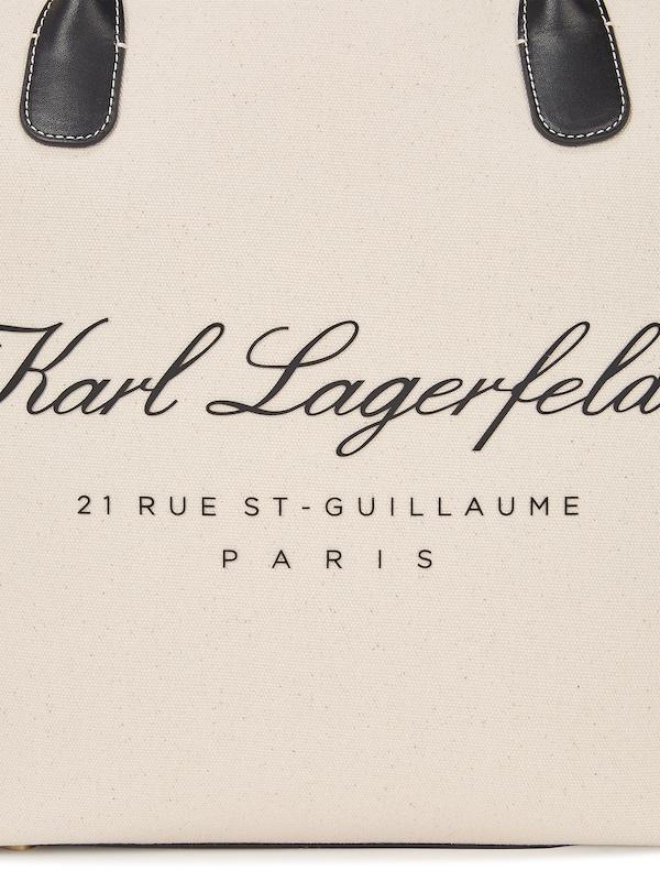 Karl Lagerfeld Borsa Da Spiaggia 'Hotel' In Beige Chiaro