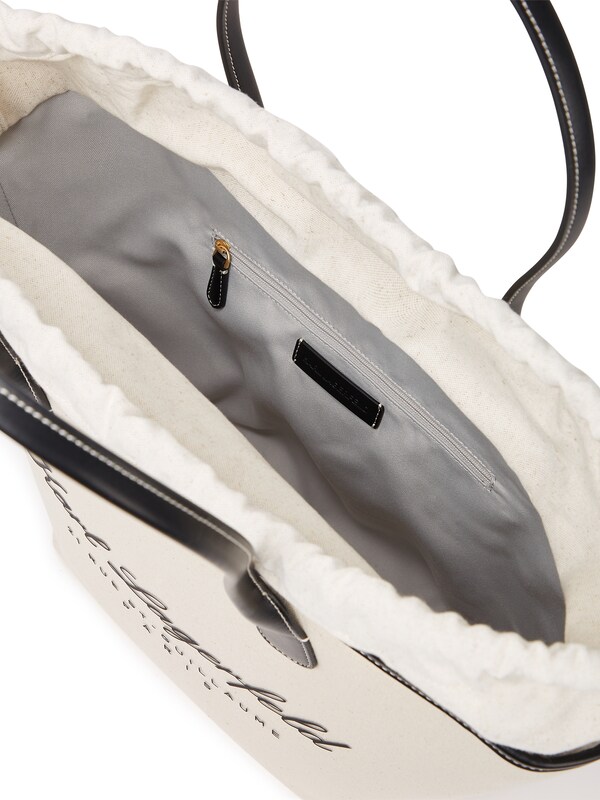 Karl Lagerfeld Borsa Da Spiaggia 'Hotel' In Beige Chiaro