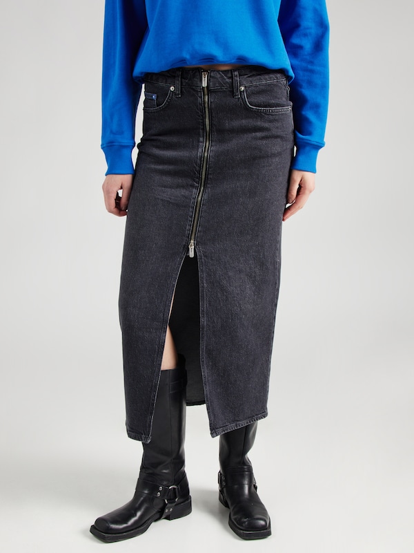 KARL LAGERFELD JEANS Gonna In Grigio Denim