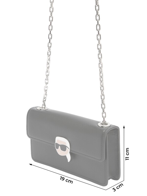 Karl Lagerfeld Pochette 'Ikonik' In Nero