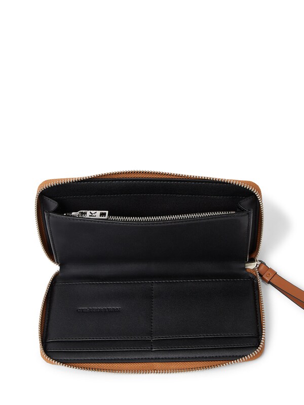 Karl Lagerfeld Portamonete 'Continental' In Marrone