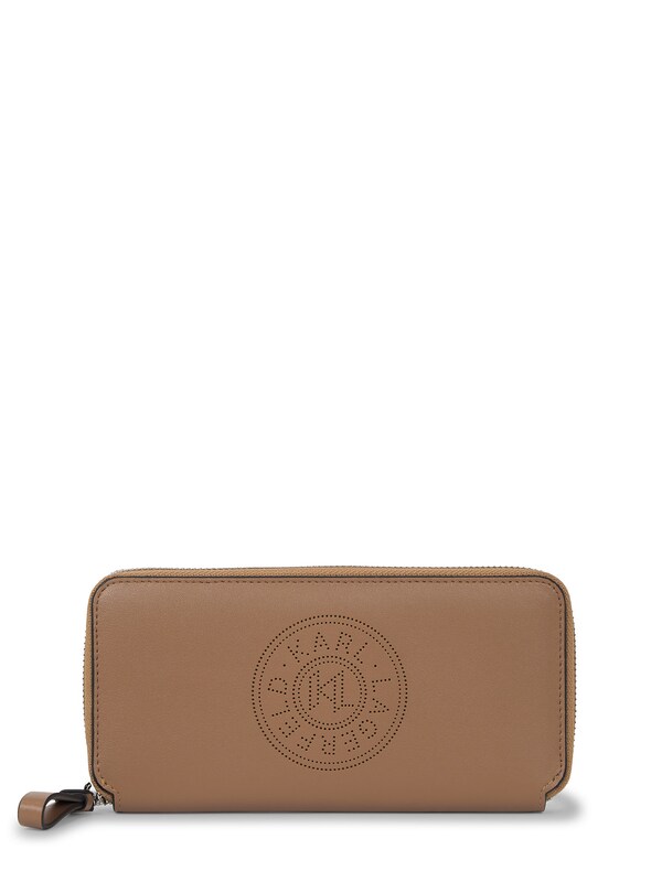 Karl Lagerfeld Portamonete 'Continental' in Marrone
