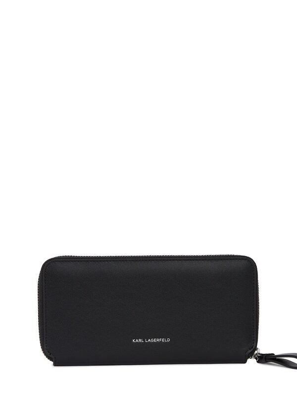 Karl Lagerfeld Portamonete 'Continental' In Nero