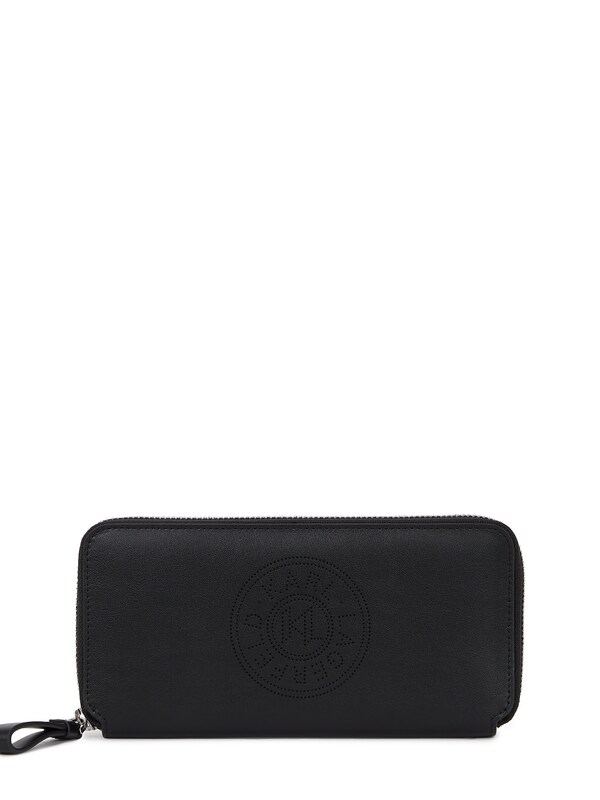 Karl Lagerfeld Portamonete 'Continental' in Nero