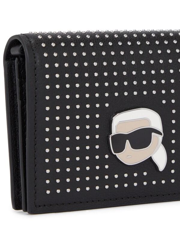 Karl Lagerfeld Portamonete 'Ikonik 2.0' In Nero