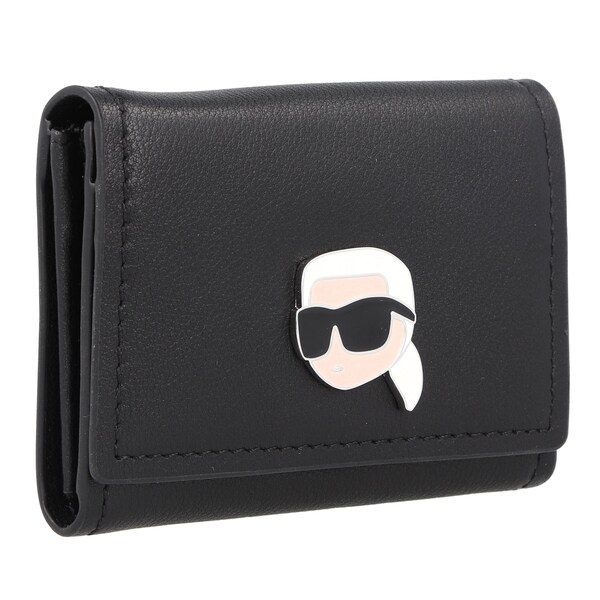 Karl Lagerfeld Portamonete 'Ikonik 2.0' In Nero