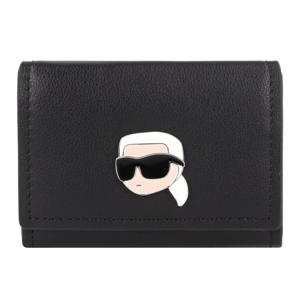 Karl Lagerfeld Portamonete 'Ikonik 2.0' in Nero
