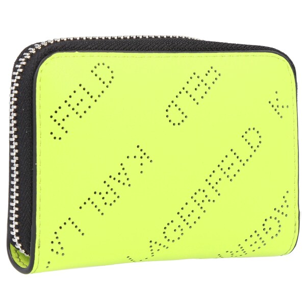 Karl Lagerfeld Portamonete 'Punched' In Verde