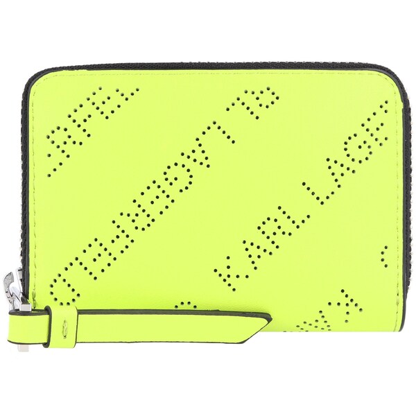 Karl Lagerfeld Portamonete 'Punched' in Verde