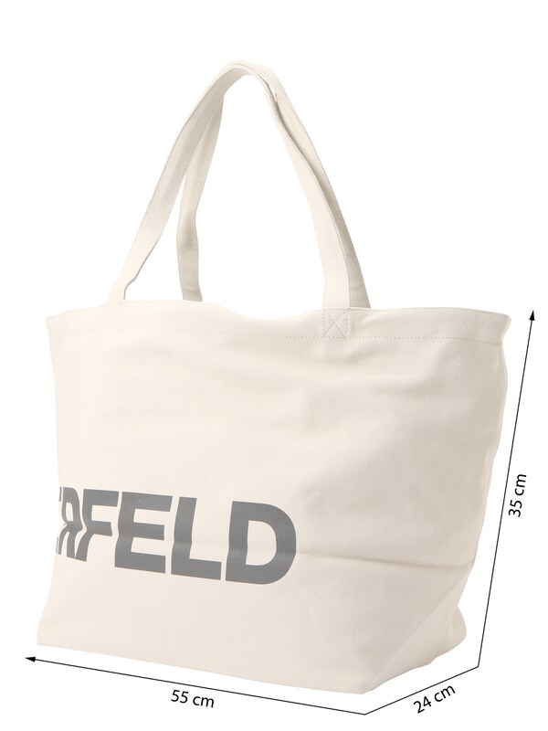 Karl Lagerfeld Shopper 'ESSENTIAL' In Crema