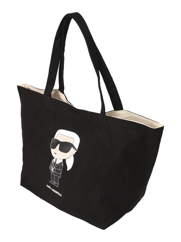 Karl Lagerfeld Shopper 'Ikonic 2.0.' In Nero