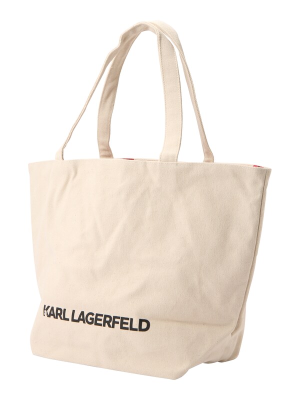 Karl Lagerfeld Shopper In Bianco Naturale
