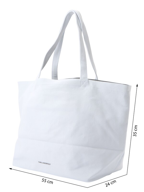 Karl Lagerfeld Shopper 'Rue St-Guillaume' In Blu Chiaro