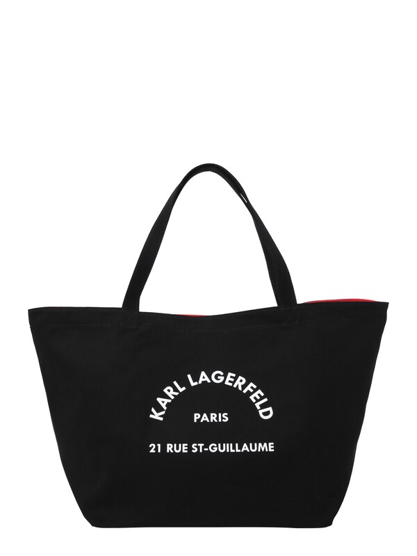 Karl Lagerfeld Shopper 'Rue St-Guillaume' in Nero